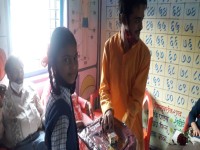 School stationery and slipper distributed,Mangaon